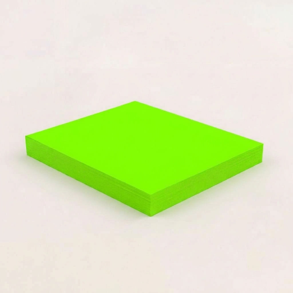 一般付箋 100x75mm 蛍光グリーン