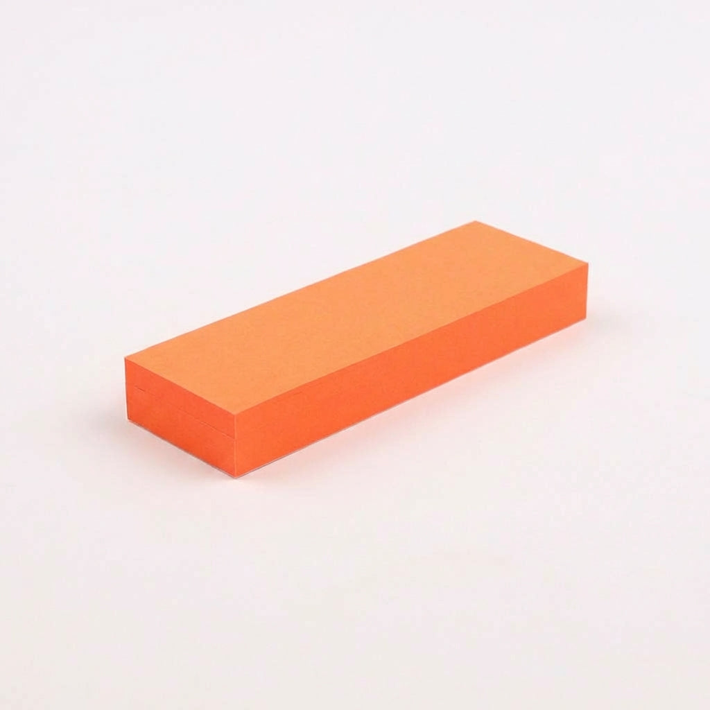一般付箋 25x75mm 蛍光オレンジ