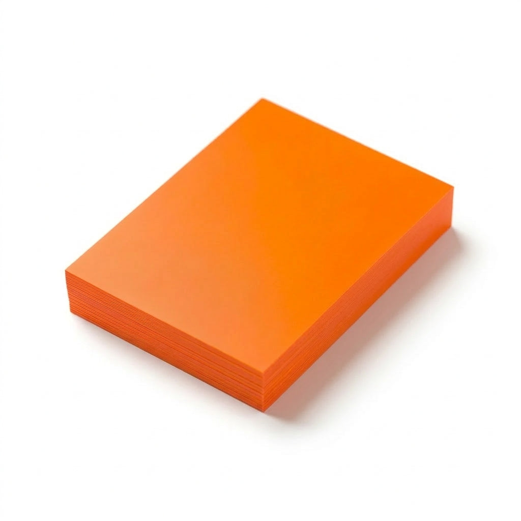 一般付箋 38x50mm 蛍光オレンジ
