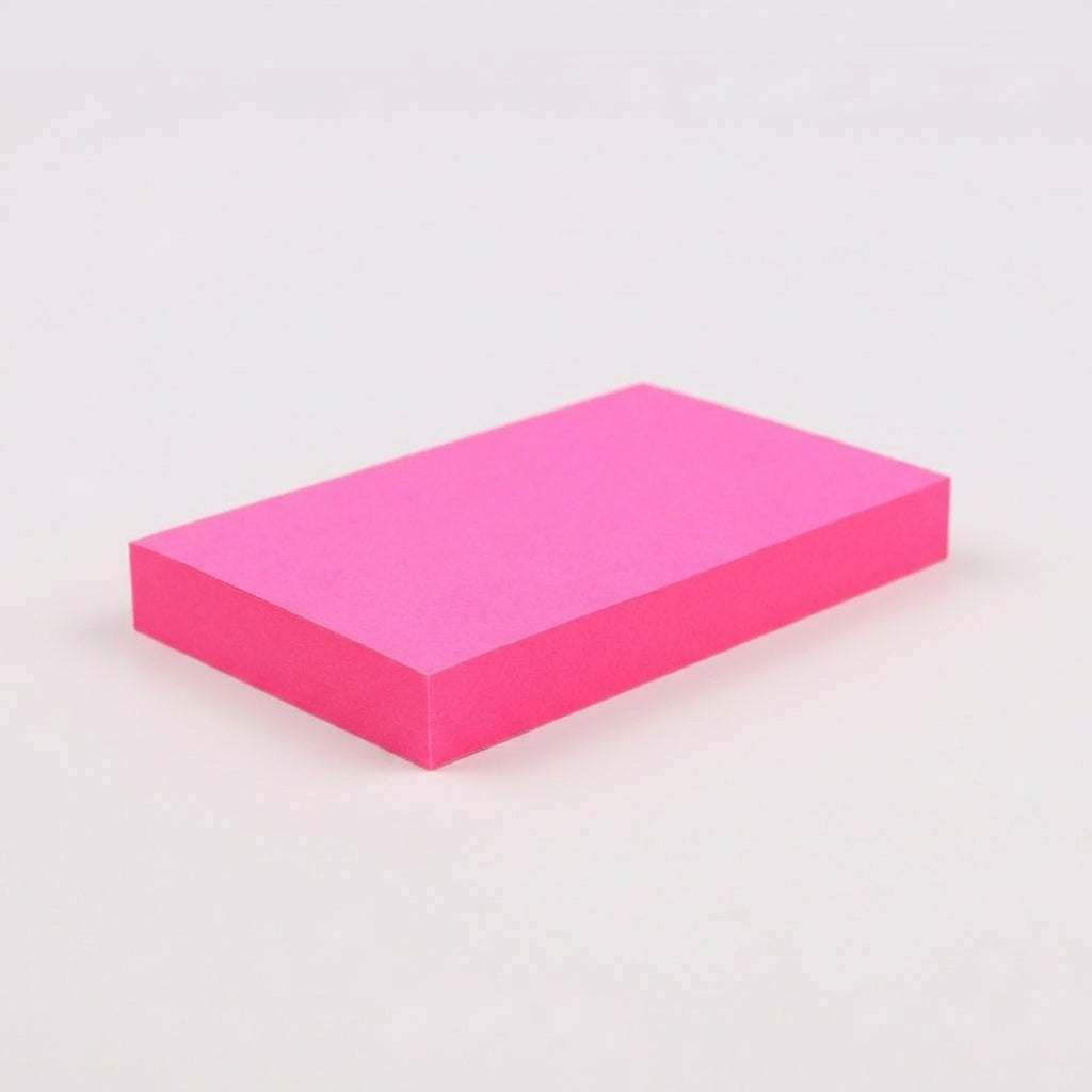 一般付箋 50x75mm 蛍光ピンク
