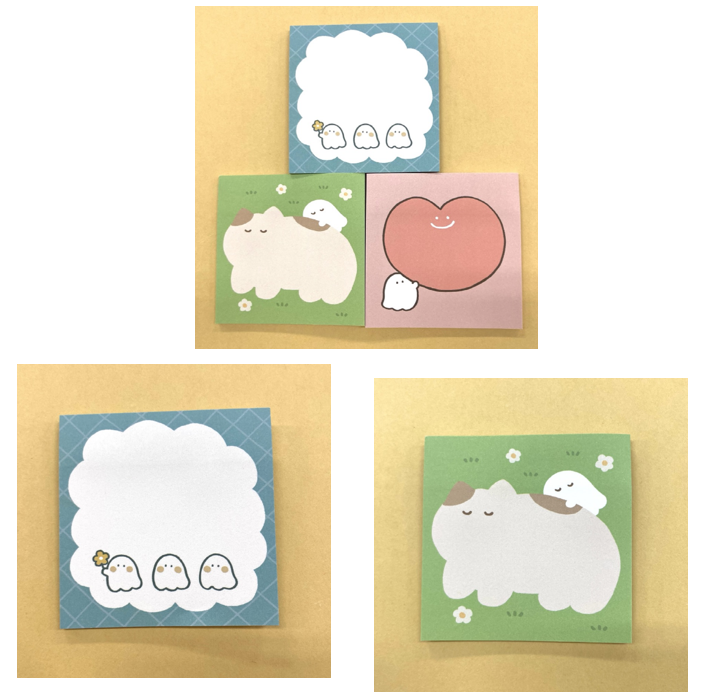 [小ロット専用]オリジナルカラー付箋　70x70mm