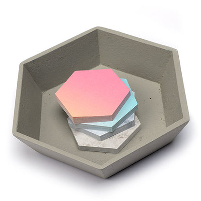 六角形ふせん 47x40mm 30枚綴り