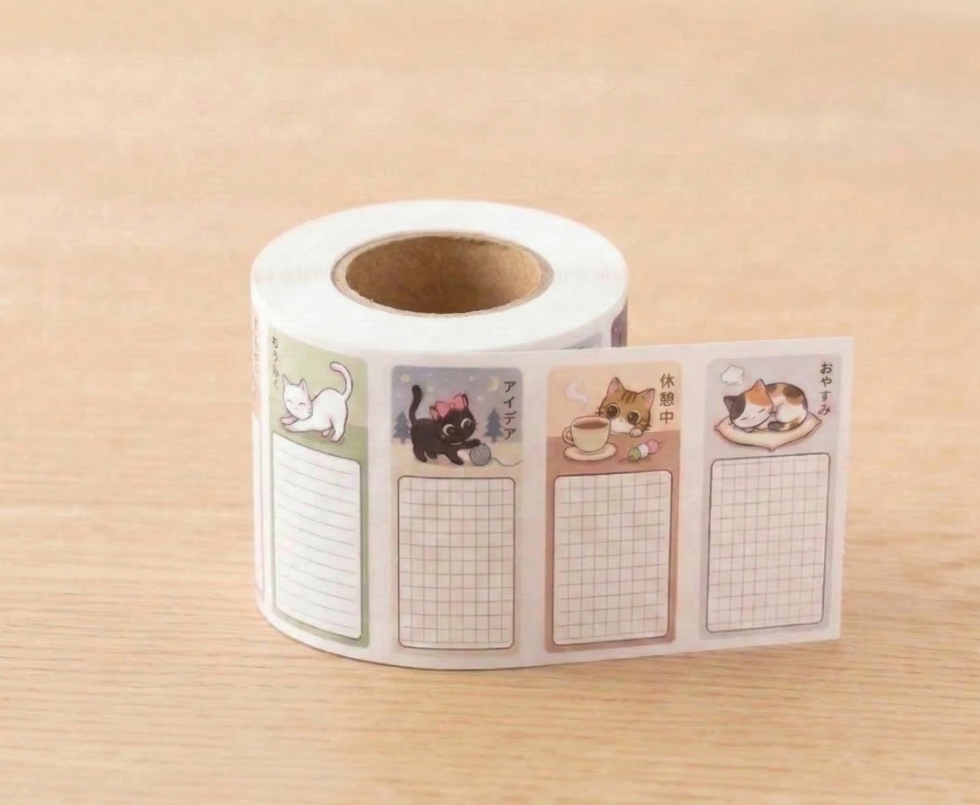 小ロット専用｜ロール付箋 (20ｍｍ)/100個から注文可能