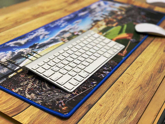 ゲーミングマウスパッド　カラーオーバーロック加工 フルカラー