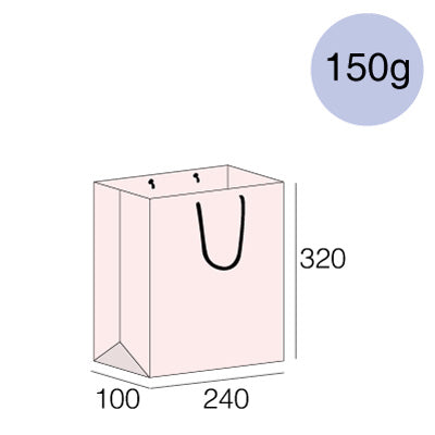 上質紙/150ｇ/横240x縦320xマチ100mm