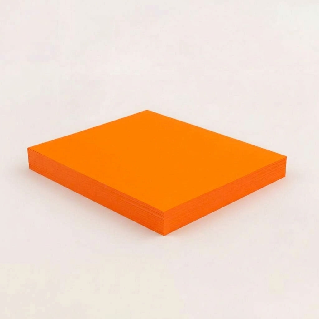 一般付箋 100x75mm 蛍光オレンジ