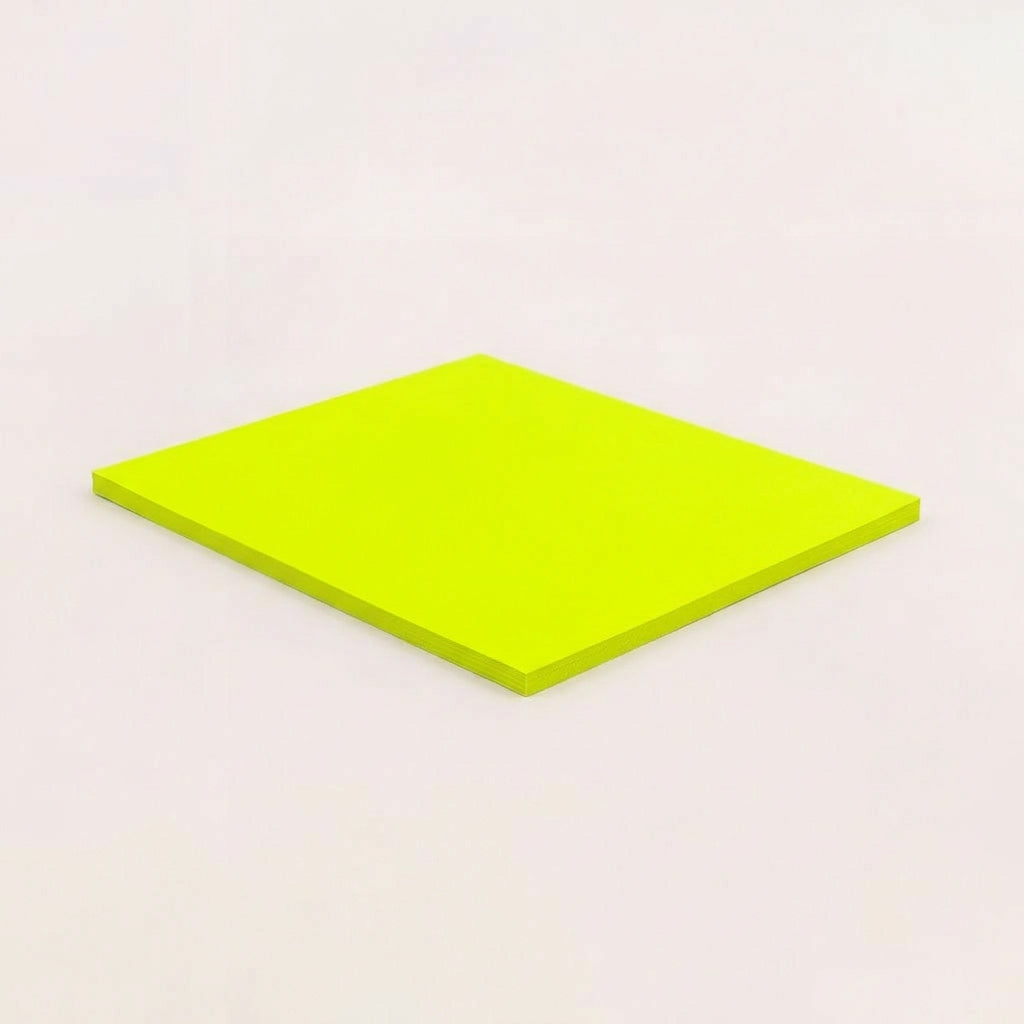 一般付箋 100x75mm 蛍光黄色