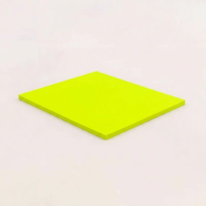 一般付箋 100x75mm 蛍光黄色