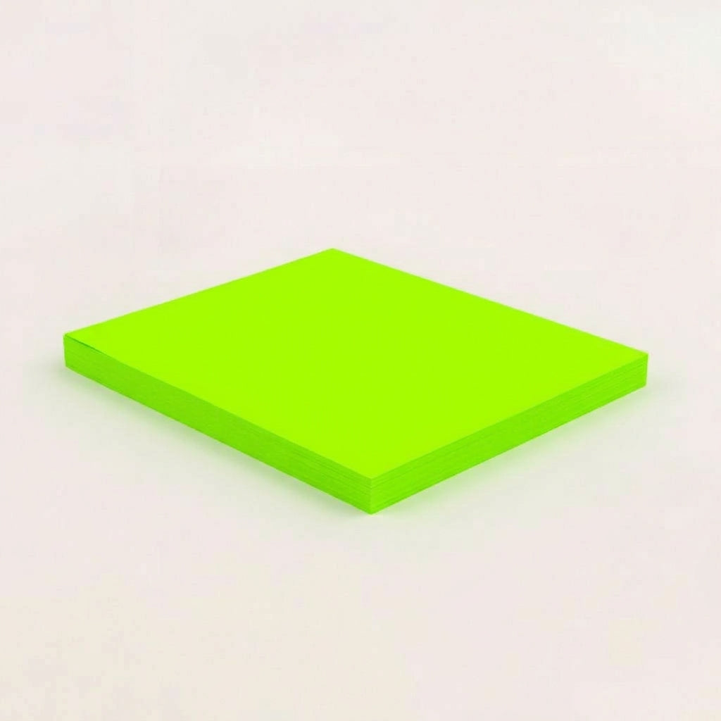 一般付箋 100x75mm 蛍光グリーン