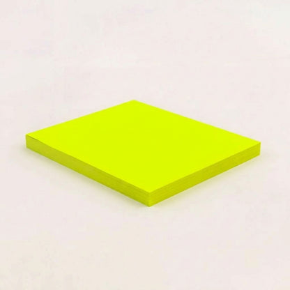 一般付箋 100x75mm 蛍光黄色