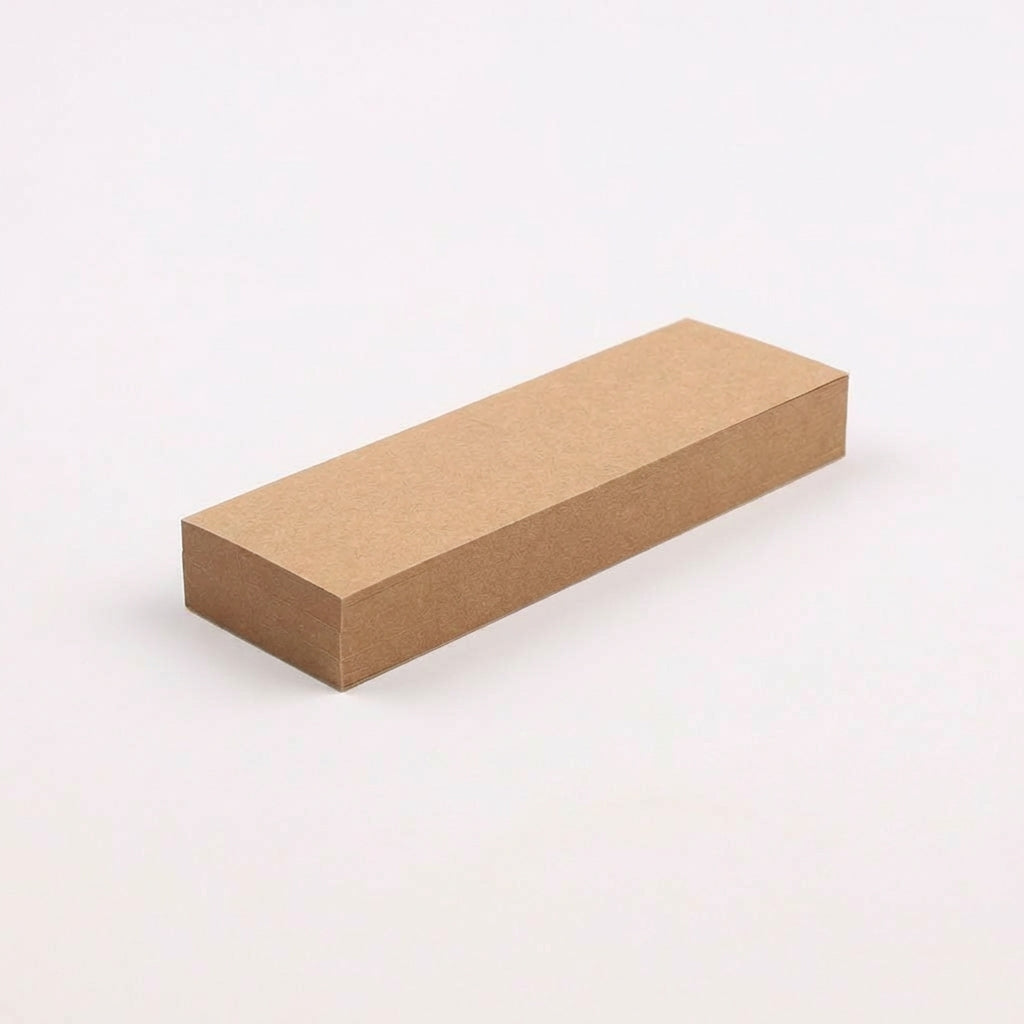 一般付箋 25x75mm クラフト紙