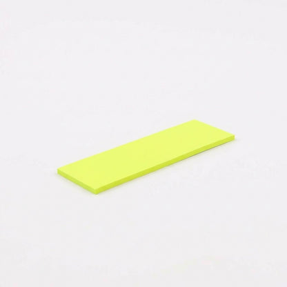 一般付箋 25x75mm 蛍光黄色