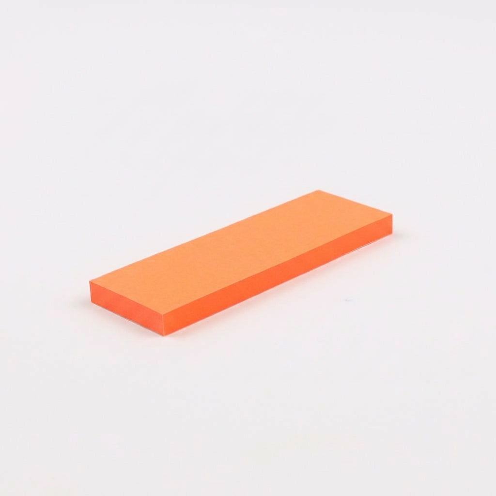 一般付箋 25x75mm 蛍光オレンジ