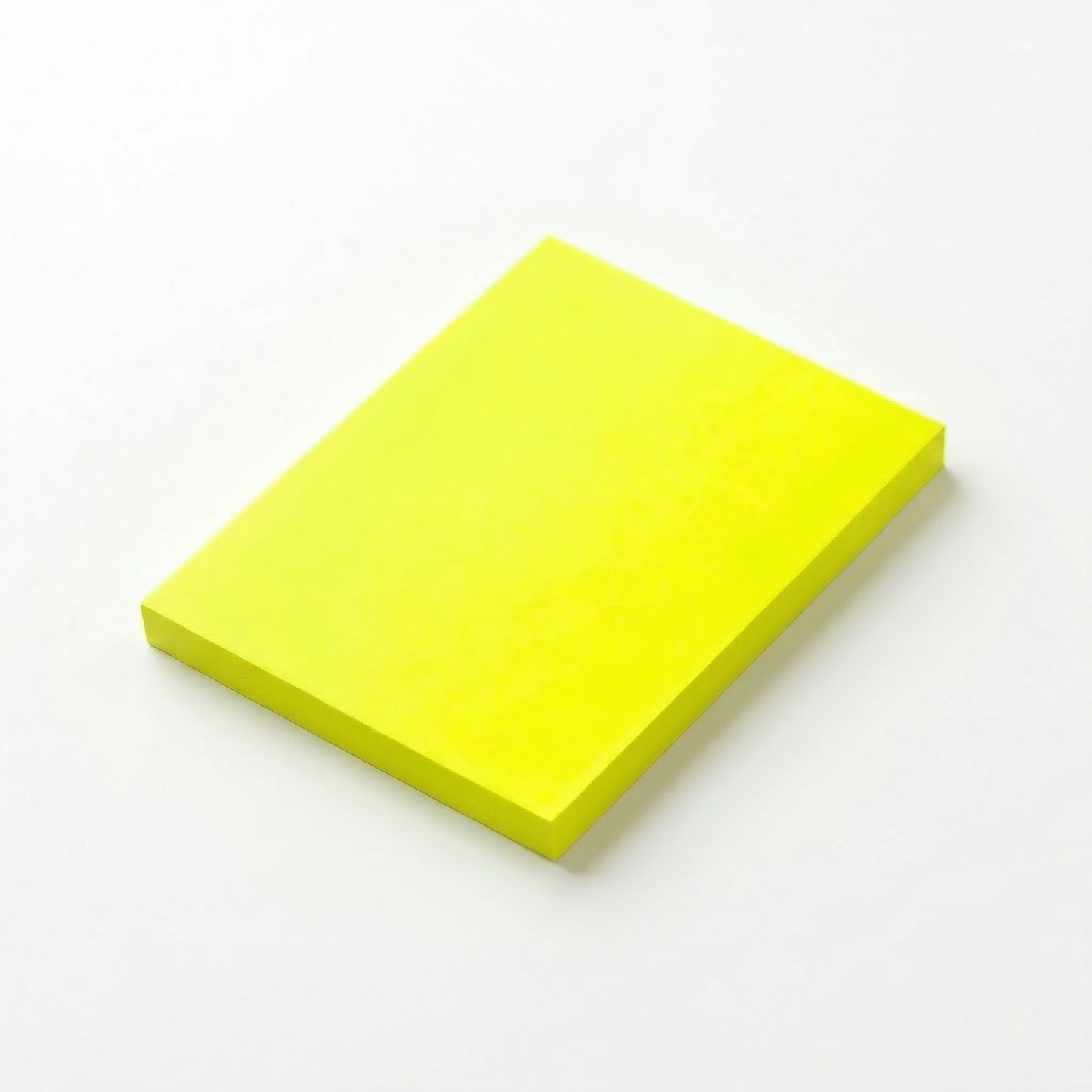 一般付箋 38x50mm 蛍光黄色