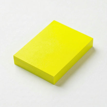 一般付箋 38x50mm 蛍光黄色