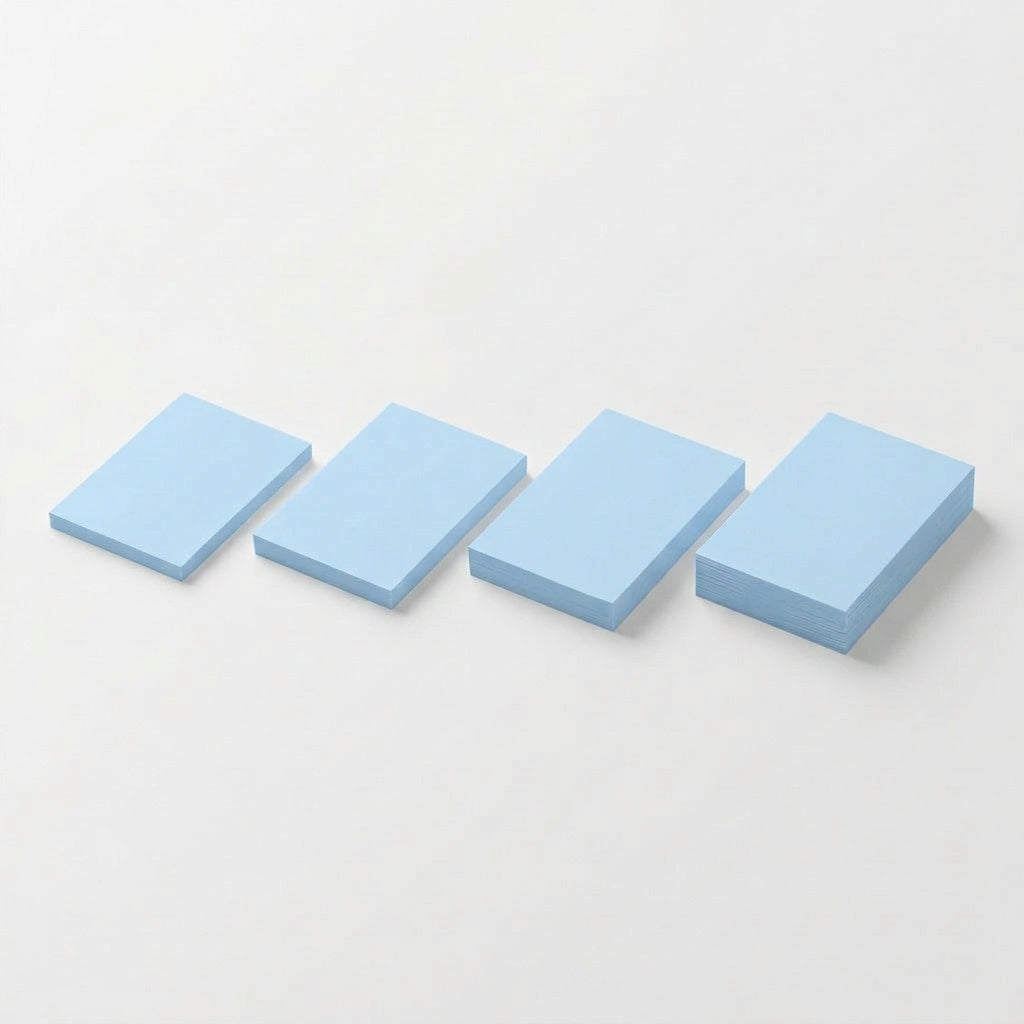 一般付箋 38x50mm 青色