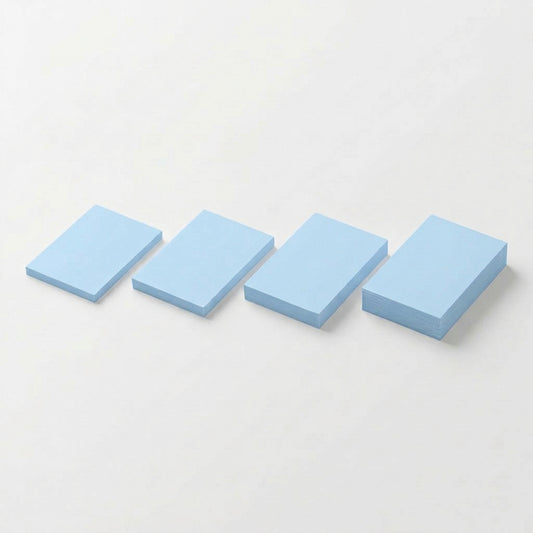 一般付箋 38x50mm 青色