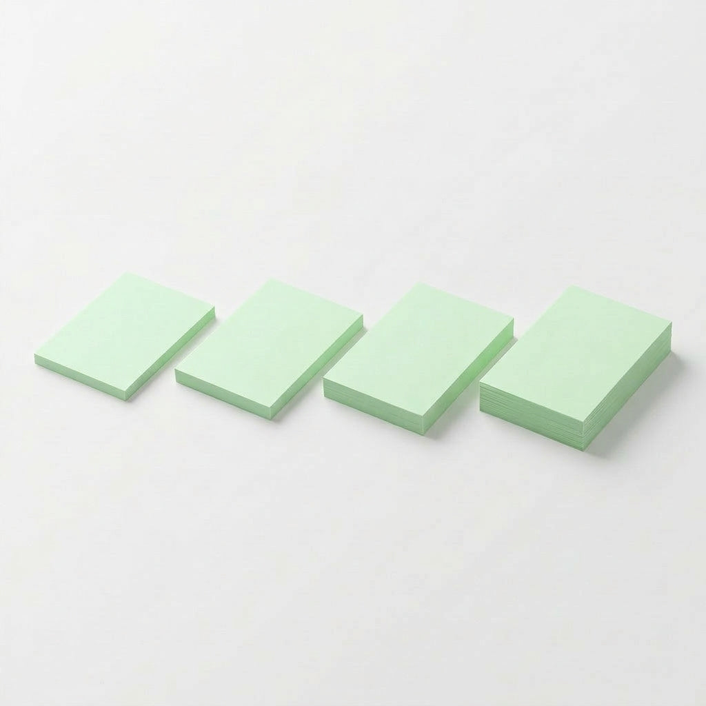 一般付箋 38x50mm 緑色
