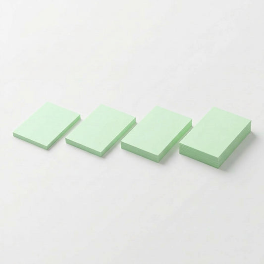 一般付箋 38x50mm 緑色