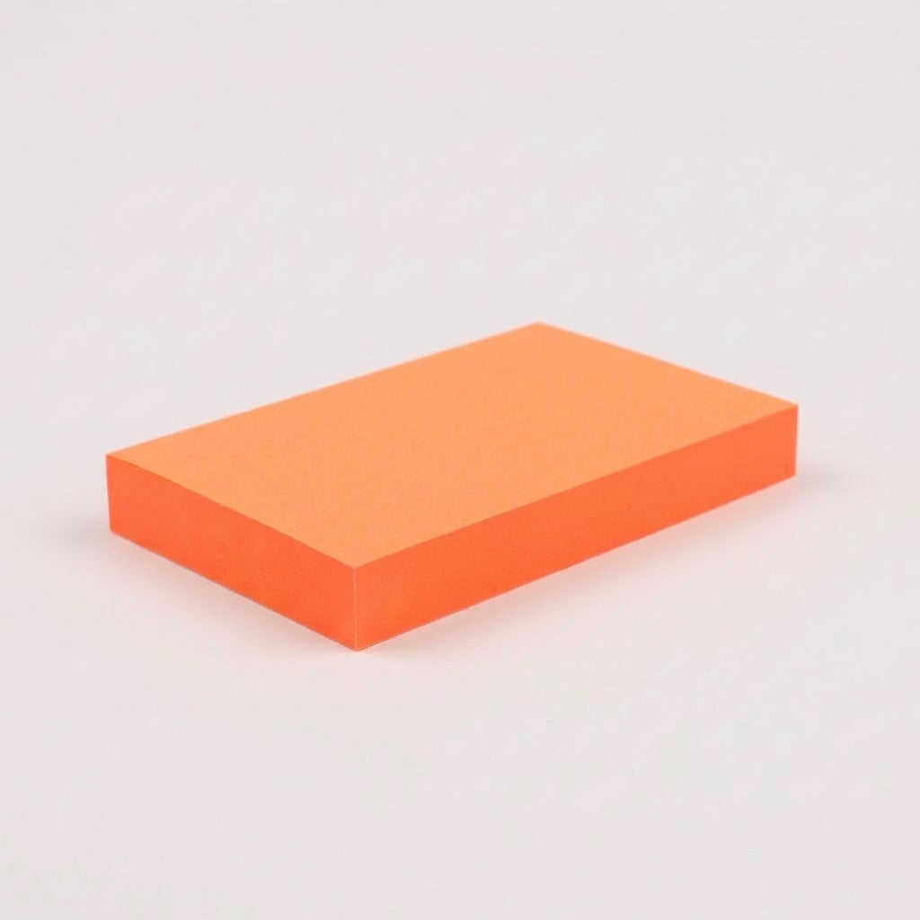 一般付箋 50x75mm 蛍光オレンジ