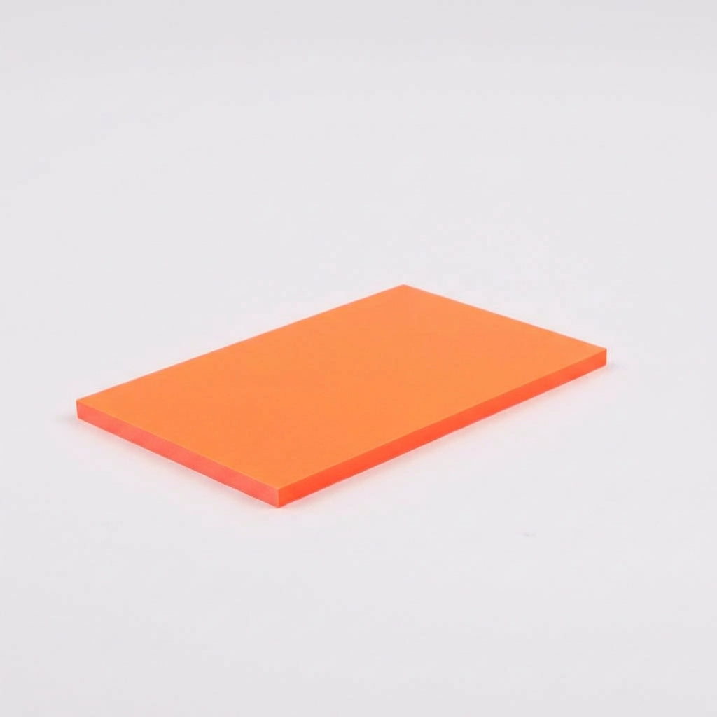 一般付箋 50x75mm 蛍光オレンジ