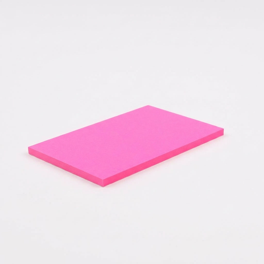 一般付箋 50x75mm 蛍光ピンク