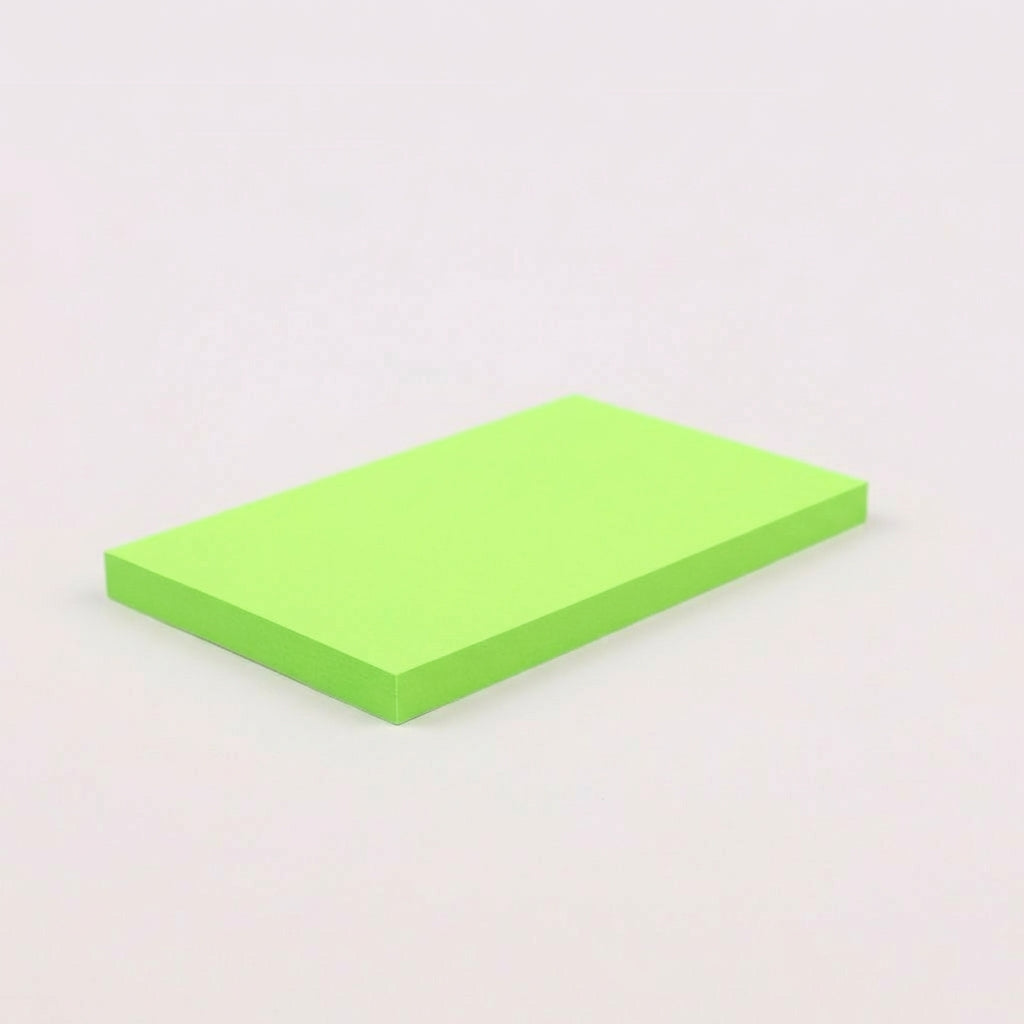 一般付箋 50x75mm 蛍光グリーン