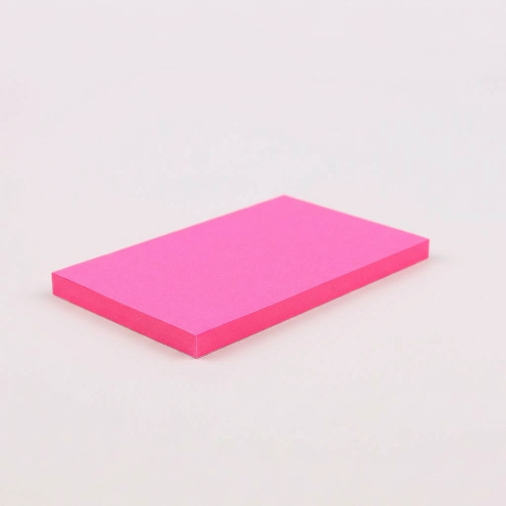 一般付箋 50x75mm 蛍光ピンク