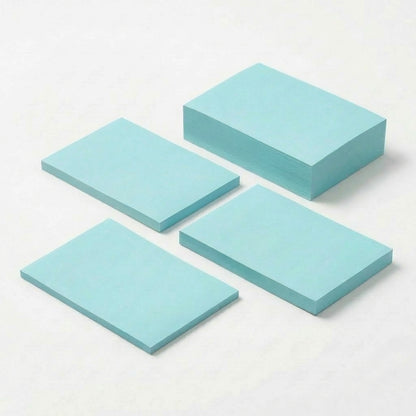 一般付箋 50x75mm 青色