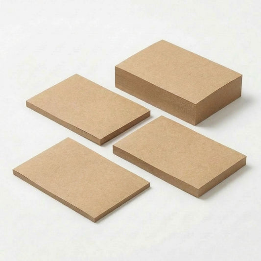 一般付箋 50x75mm クラフト紙