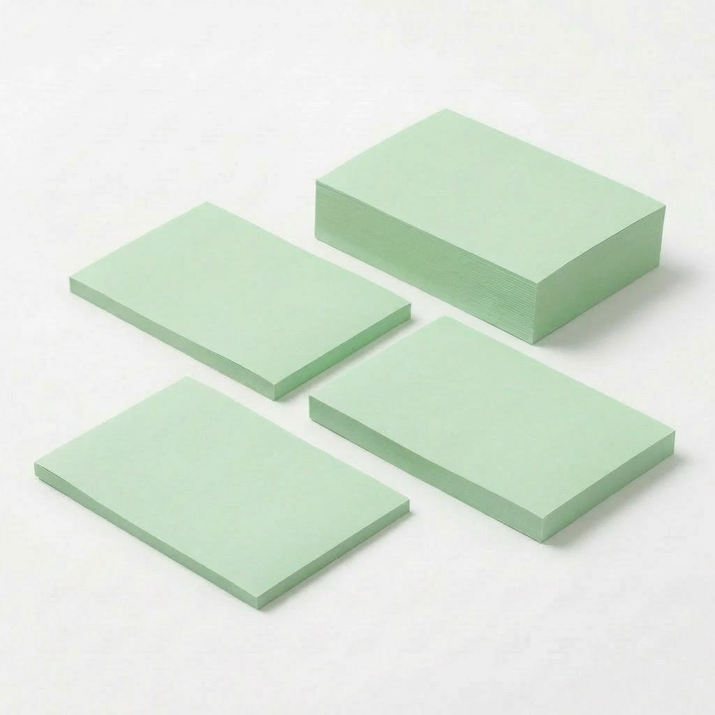 一般付箋 50x75mm 緑色