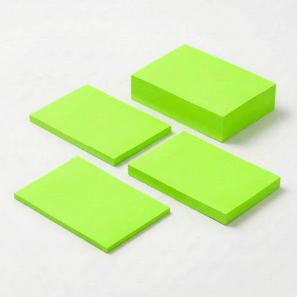 一般付箋 50x75mm 蛍光グリーン