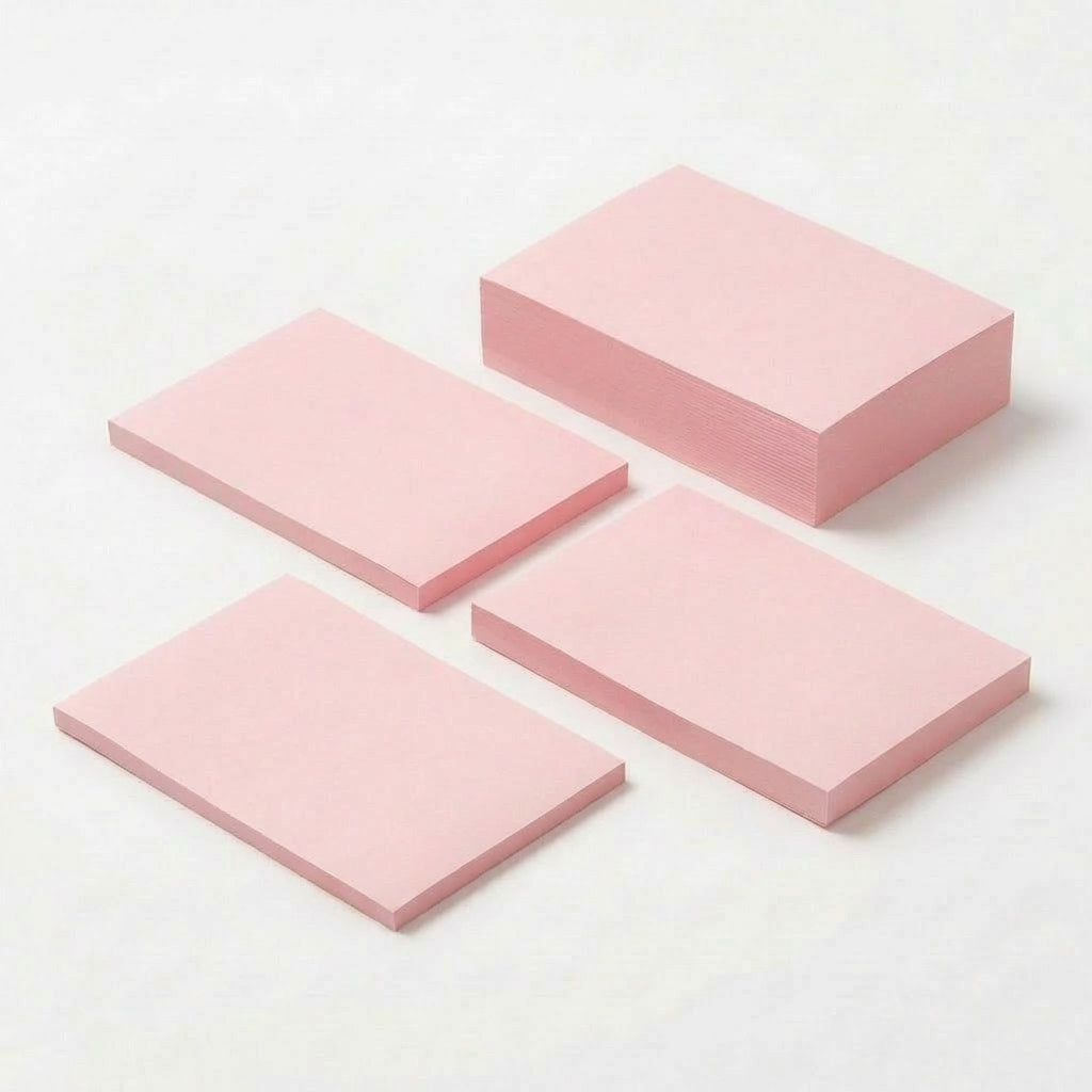 一般付箋 50x75mm ピンク