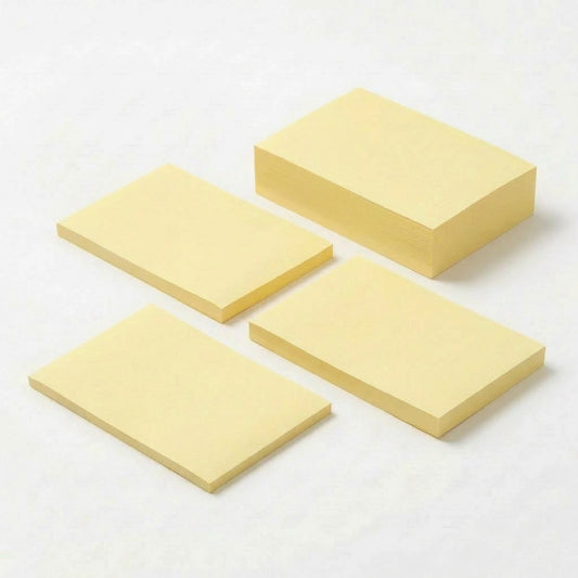 一般付箋 50x75mm 黄色