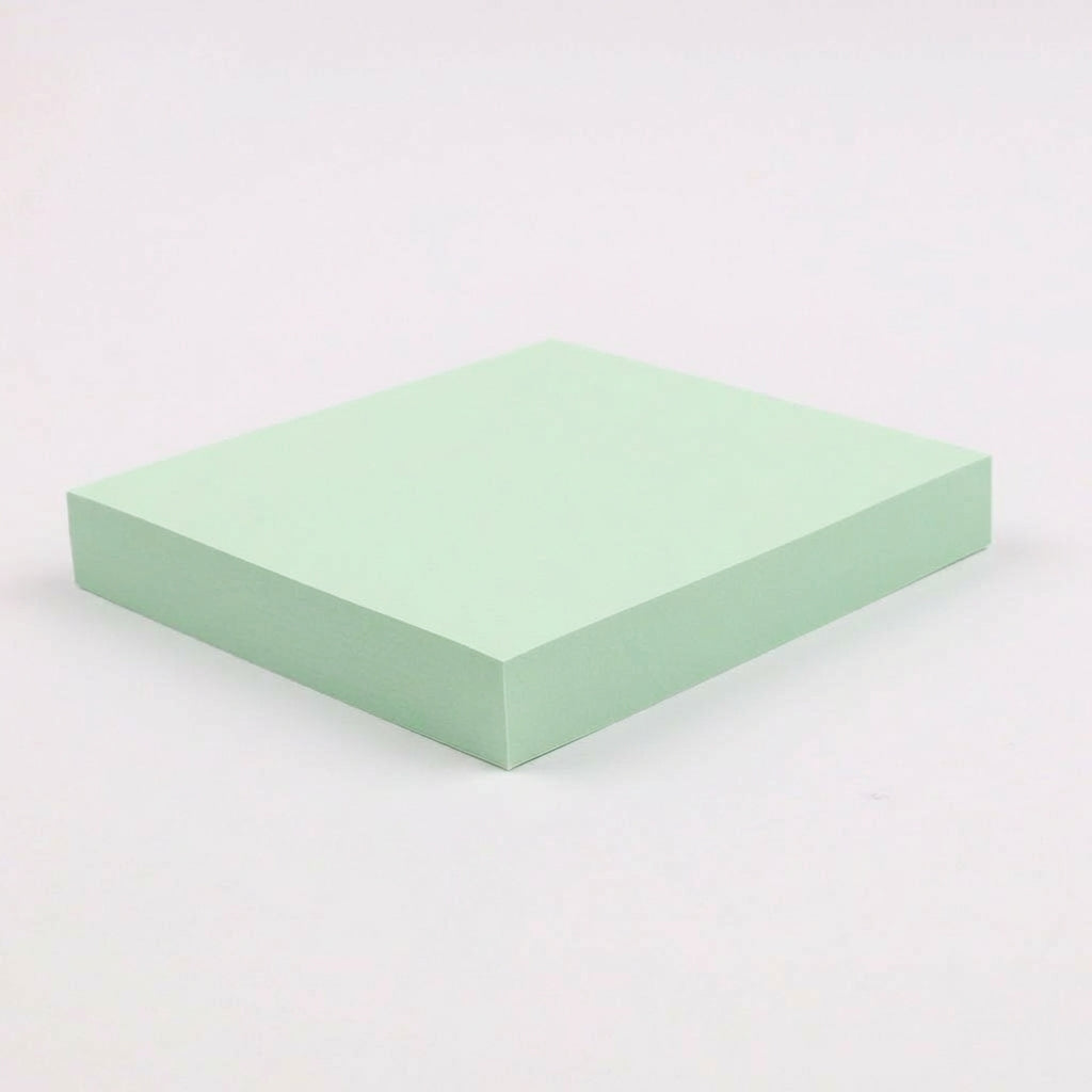 一般付箋 70x75mm 緑色