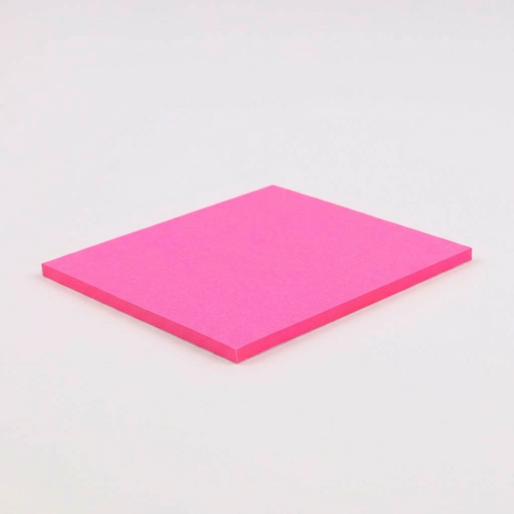 一般付箋 70x75mm 蛍光ピンク