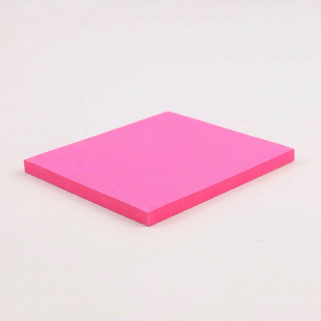 一般付箋 70x75mm 蛍光ピンク