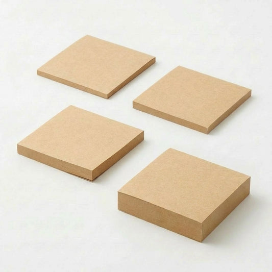 一般付箋 70x75mm クラフト紙