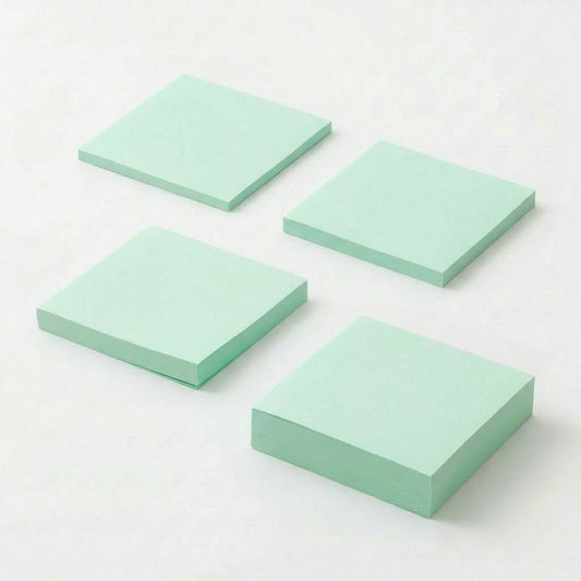 一般付箋 70x75mm 緑色