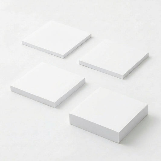 一般付箋 70x75mm 白色