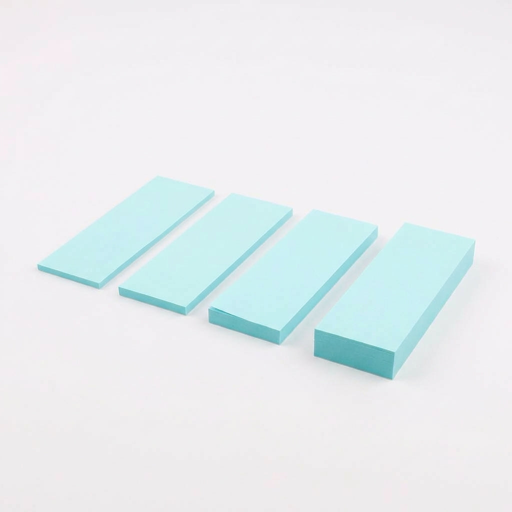 一般付箋 25x75mm 青色