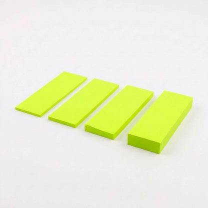 一般付箋 25x75mm 蛍光グリーン