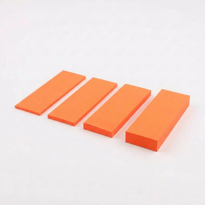 一般付箋 25x75mm 蛍光オレンジ