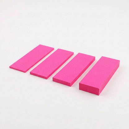 一般付箋 25x75mm 蛍光ピンク
