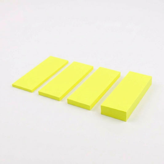 一般付箋 25x75mm 蛍光黄色