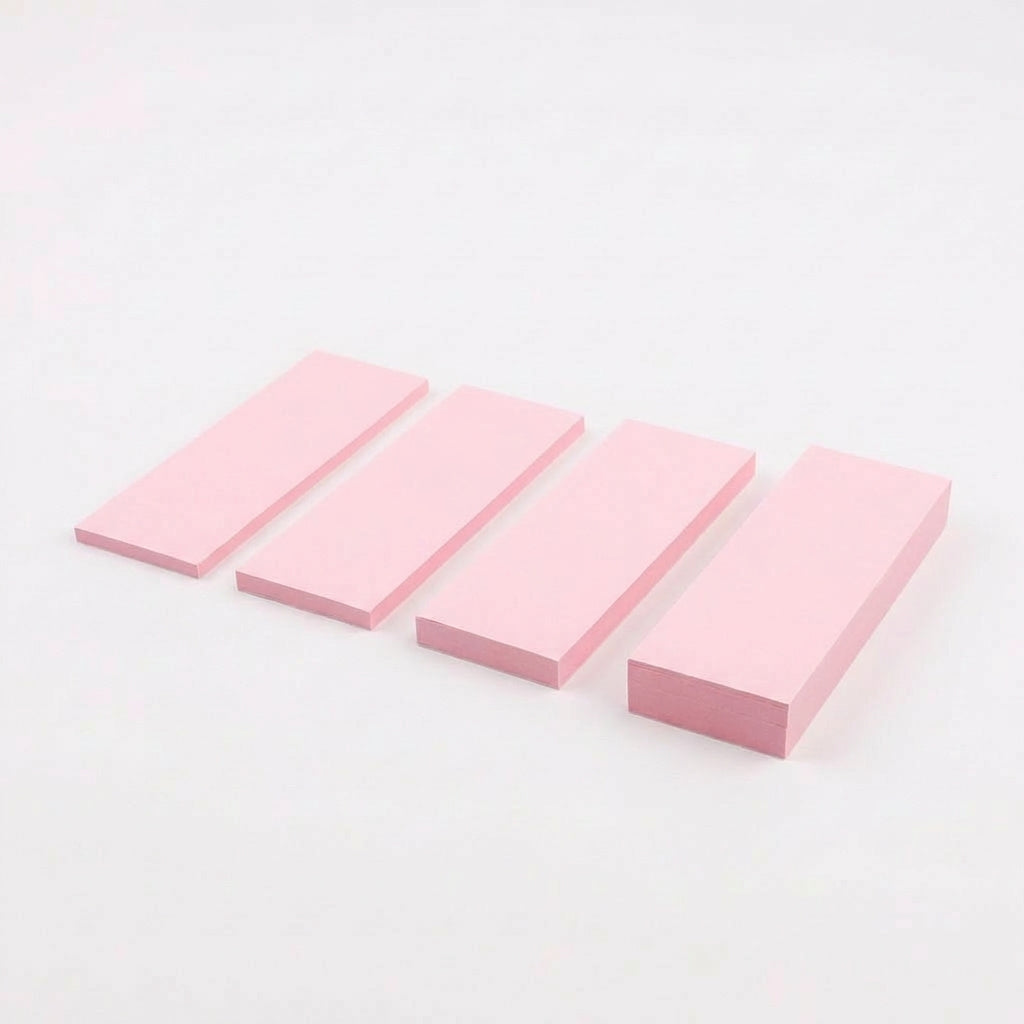 一般付箋 25x75mm ピンク