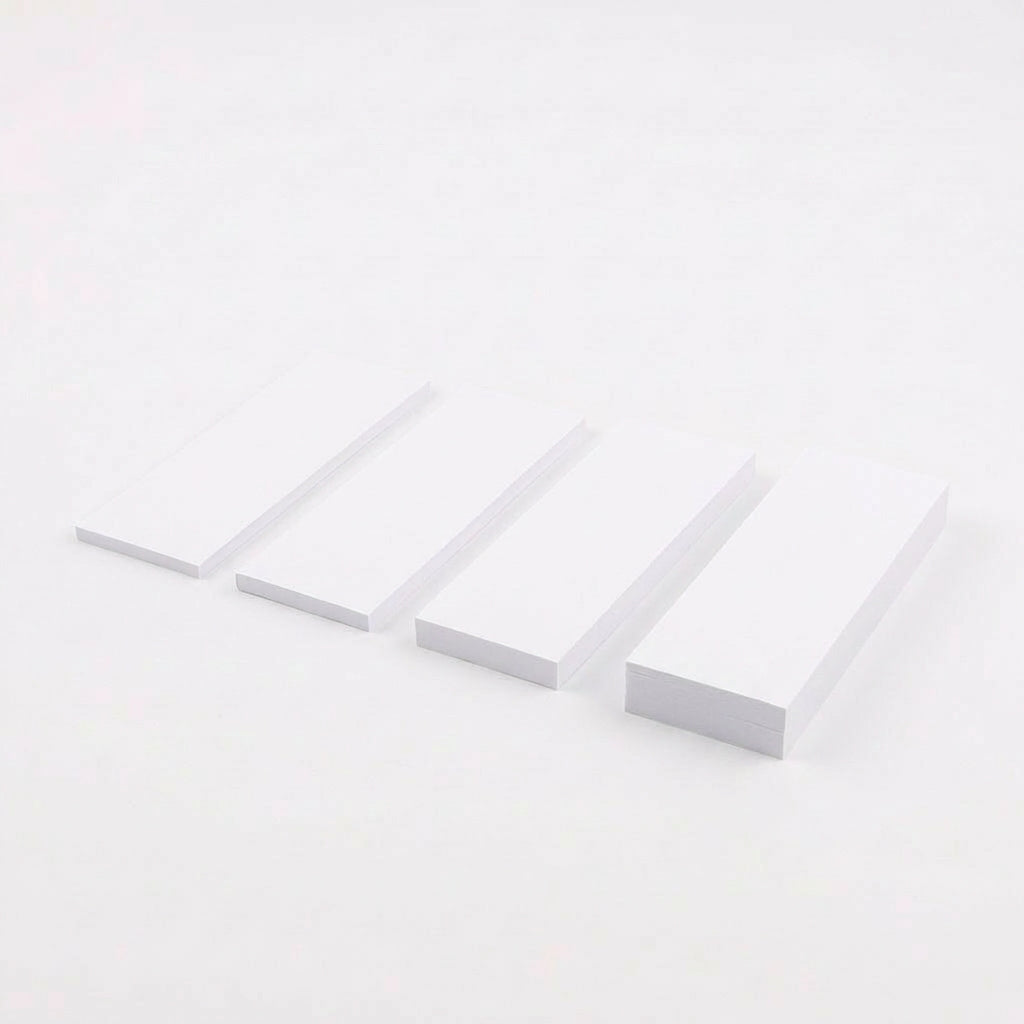 一般付箋 25x75mm 白色