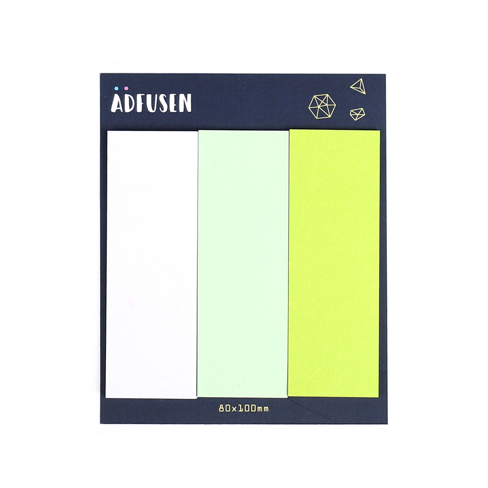 台紙付箋 80x100mm③ 20枚綴り