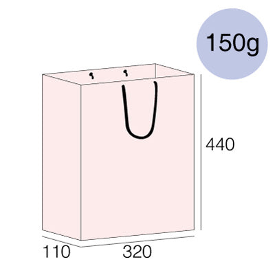 上質紙/150ｇ/横320x縦440xマチ110mm