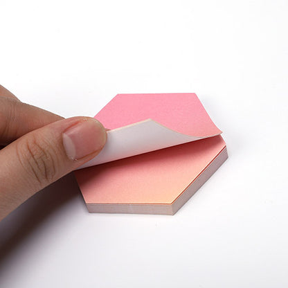 六角形ふせん 47x40mm 30枚綴り